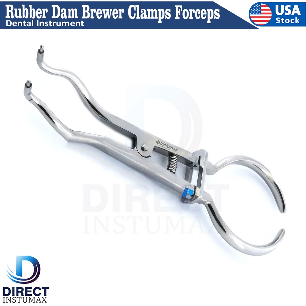 Dental Ivory Light Rubber Dam Clamp Forceps Pliers Restorative Endodontic Tools