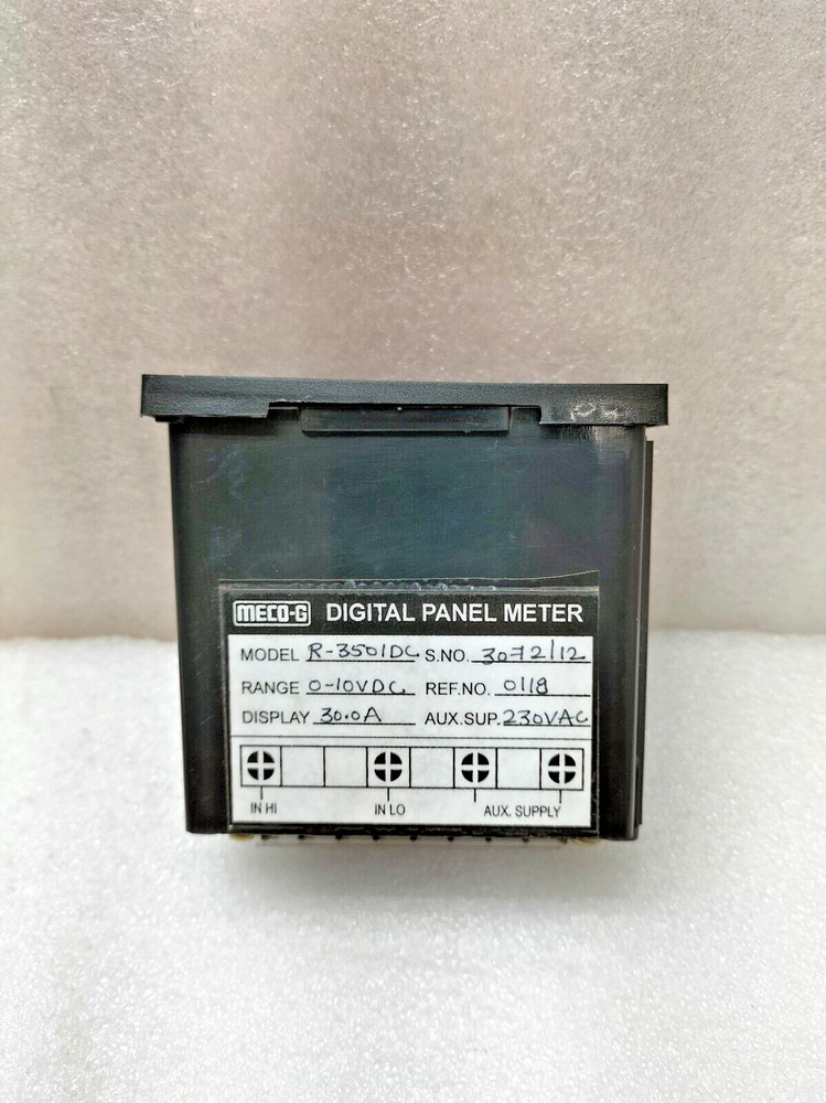 MECO-G R-3501DC RESCALABLE DIGITAL PANEL METER RANGE 0-10 VDC