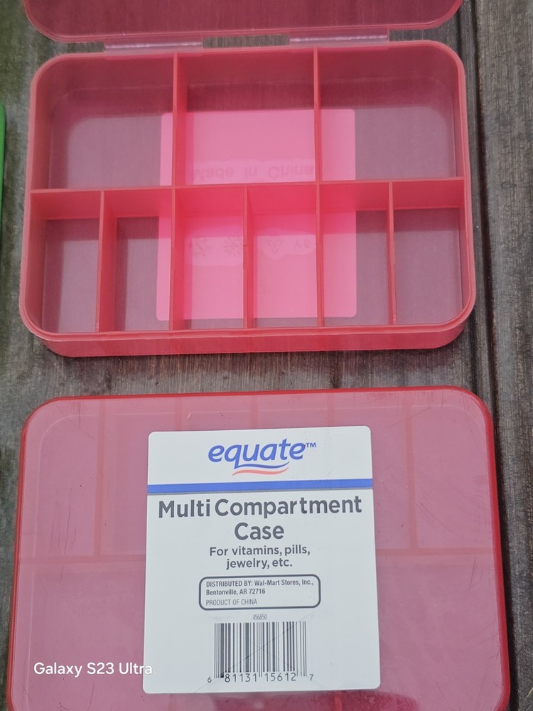 Multi Compartment Vitamin Cases