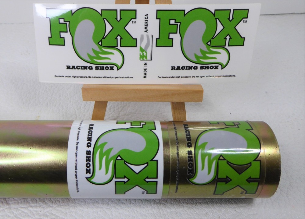 Fox Shock Decal, Snowmobile, Vintage, 5" x 1.8"