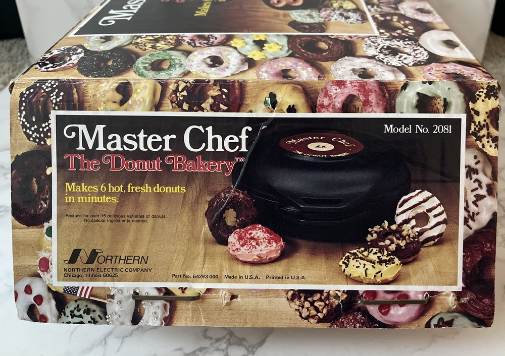 VTG Master Chef Donut Bakery Maker 2081 w/ Box