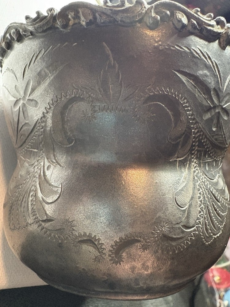 Victorian EG Webster Quadruple Silver Plate Cup