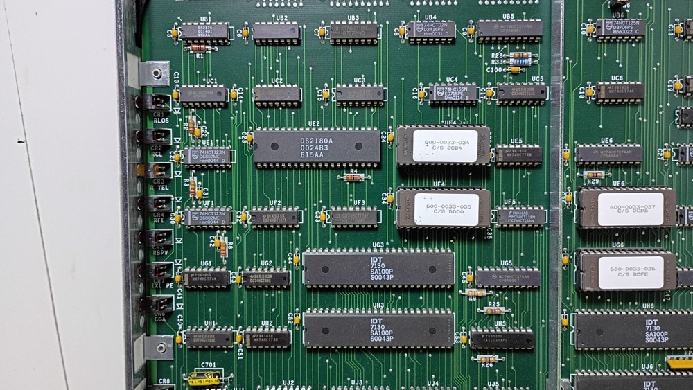 Four New Large Intecom Vintage Computer Boards Lots Of Chips & Processors
