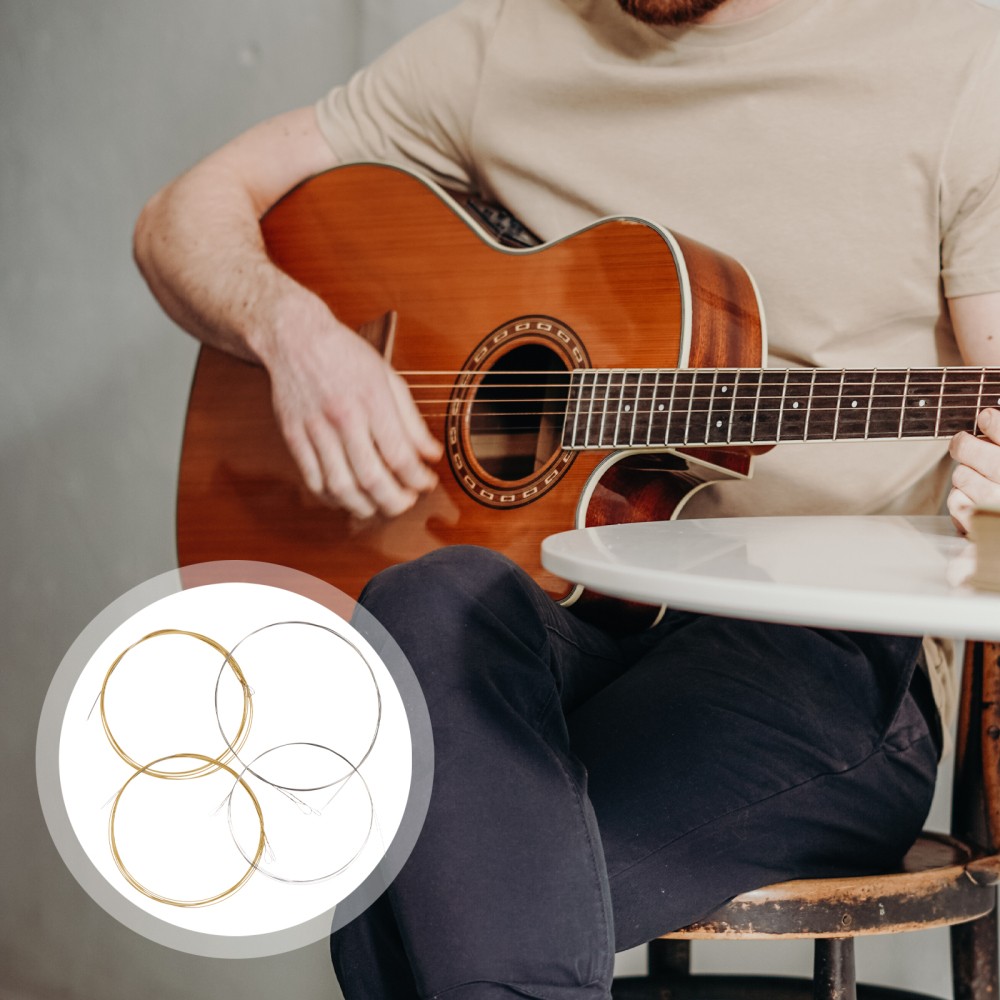 4pcs Banjo Mandolin Strings Acoustic Guitar Strings Electric