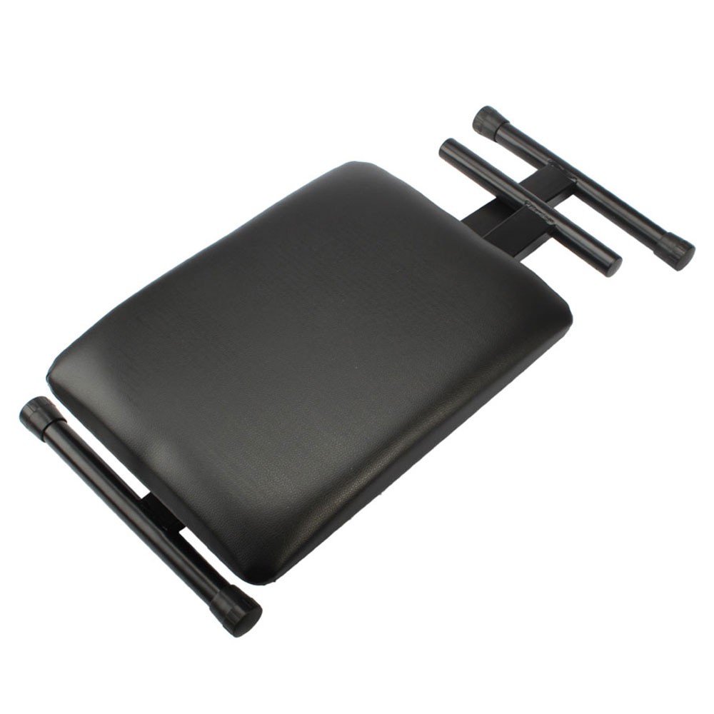 Adjustable Folding Piano Bench Stool Seat Black