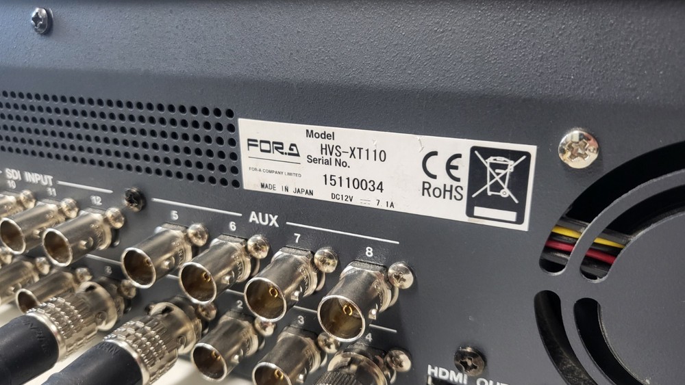For.A HVS-XT110 12Ch Video Switcher