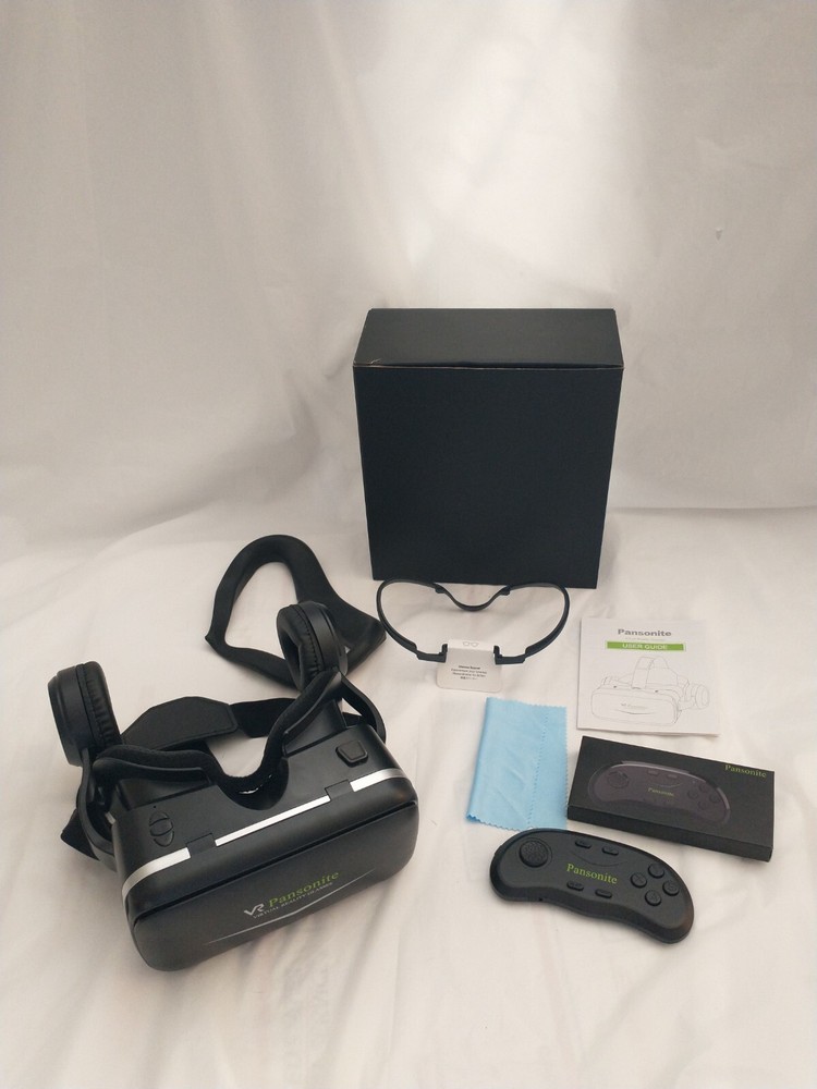 Pansonite VR Headset with Remote Control, 3D Glasses Virtual Reality Headset