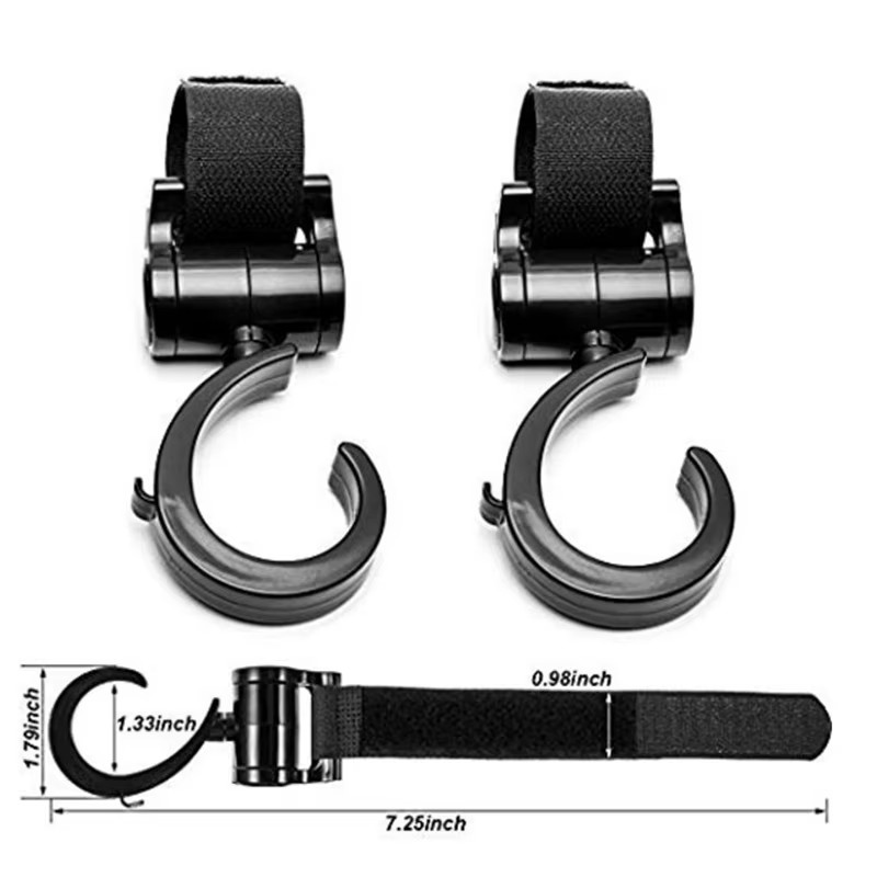 Pram Hook Baby Stroller Accessories Shopping Prop Multi Purpose 2PCS