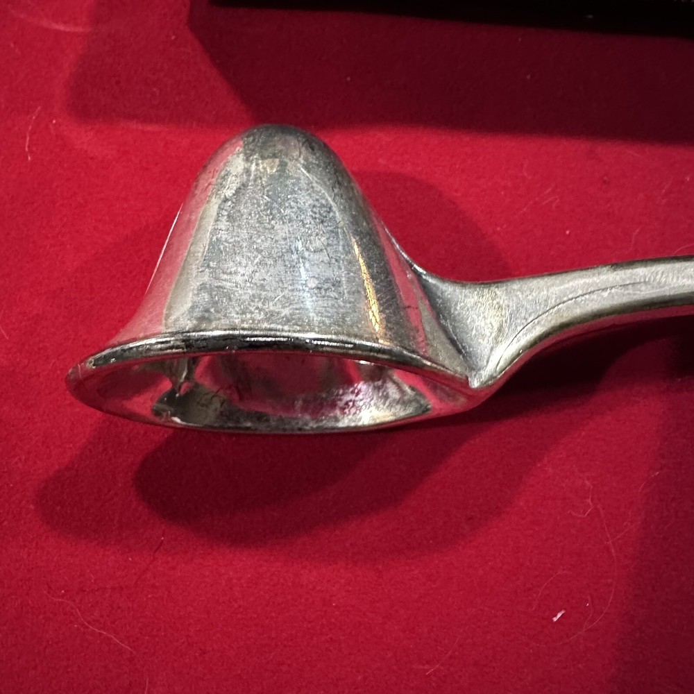 Vintage Leonard Silverplate Candle Snuffer Italy 10"