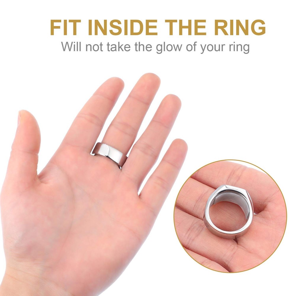Blulu 5-Sheet Ring Size Adjuster Kit - 85 Pieces Invisible Sizer Translucent