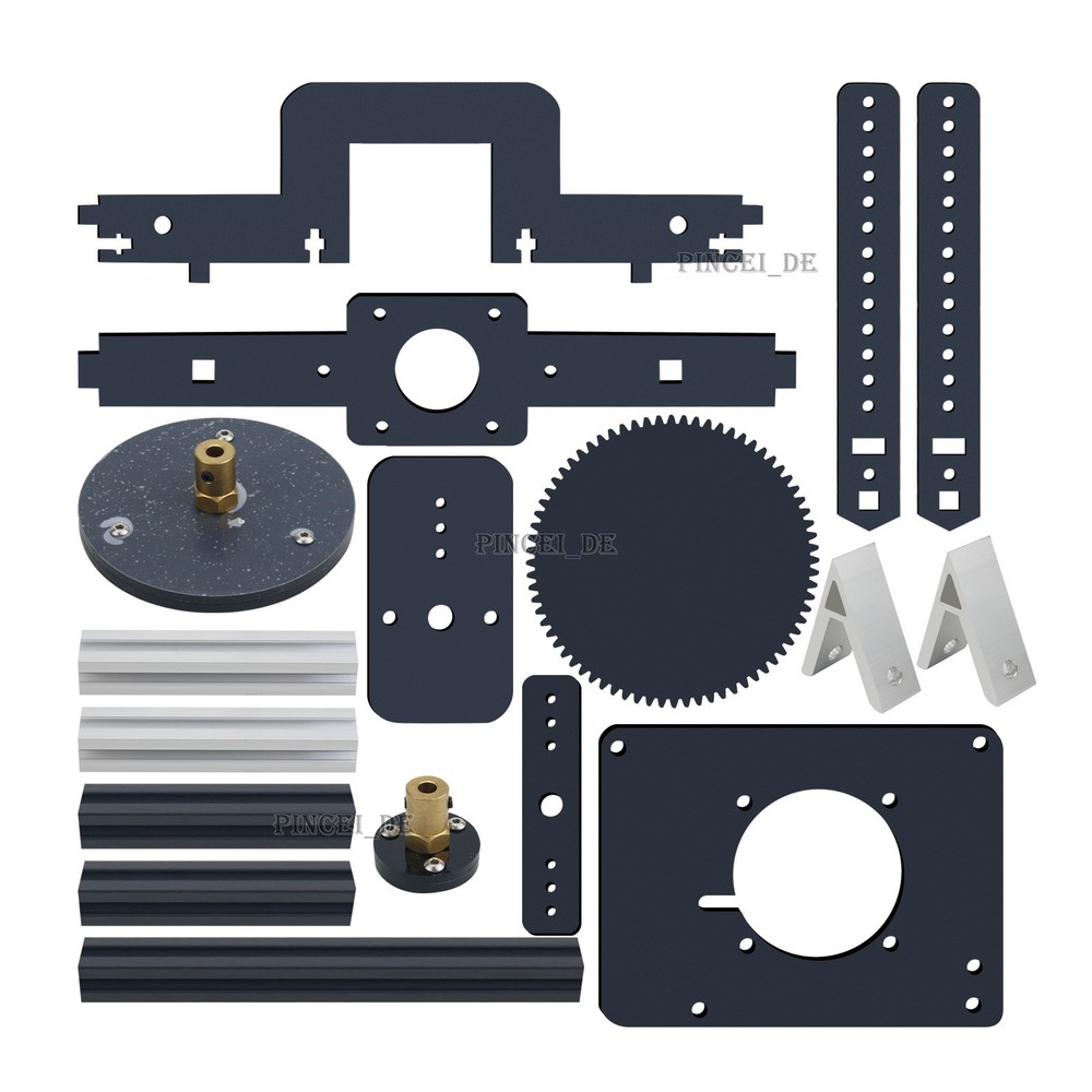 Unassembled 3D Laser Scanner DIY Kit Supports Phone Camera for Maker Project