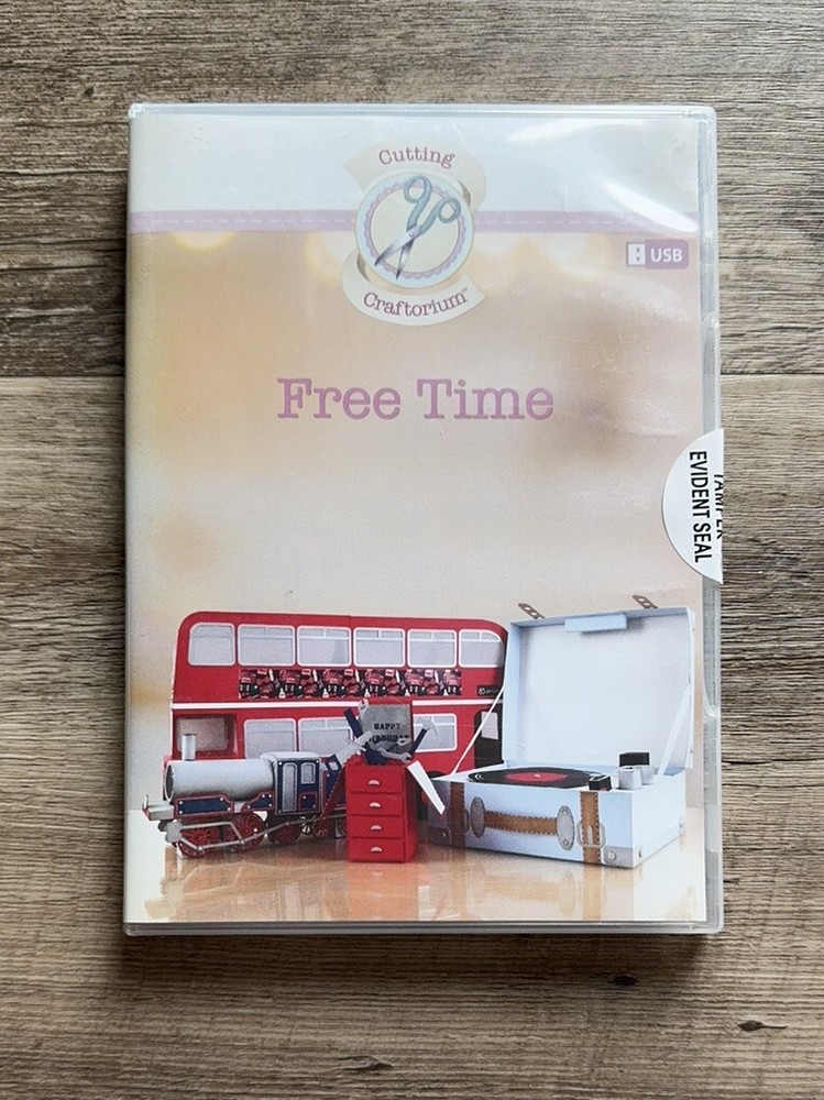 Cutting Craftorium USB Patterns - “FREE TIME” - 3D Paper Crafts Projects HTF