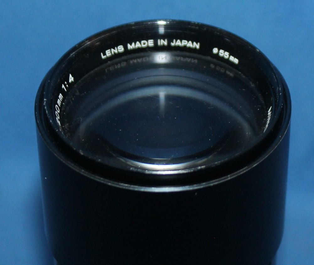 Minolta MD Celtic 200mm 1:4 Lens 55mm