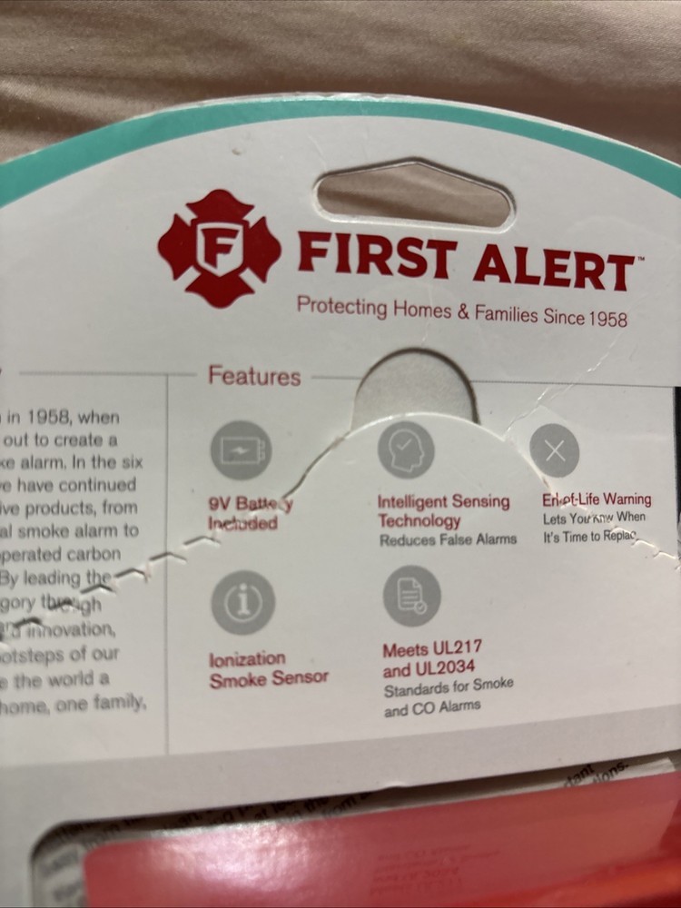 First Alert Smoke & Carbon Monoxide Alarm Please Read