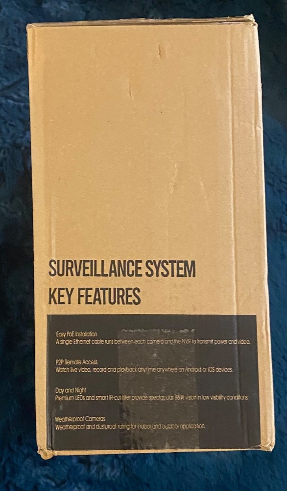 ToGuard W504 -4 Camera Security System- Open Box