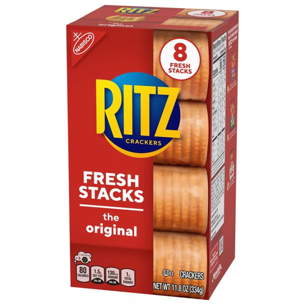 RITZ Fresh Stacks Original Crackers Travel Snacks - 11.8oz