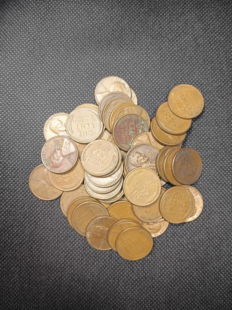 Lincoln Wheat Cent Roll of 50