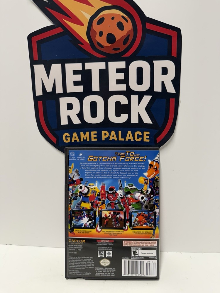 Gotcha Force - Replacement Custom GameCube Case Only -Game Not Included