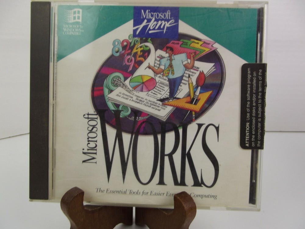 Microsoft Works CD-ROM Microsoft Home COA