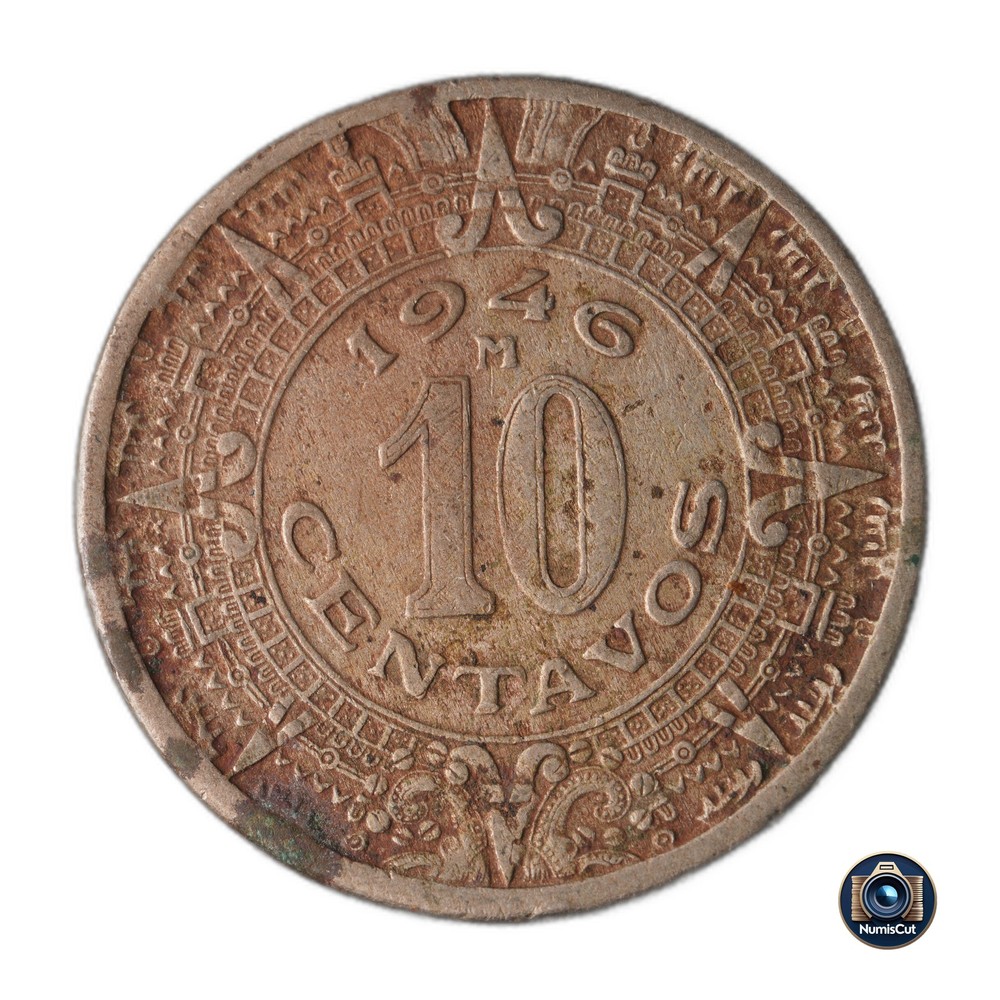 Mexico - 10 Centavos - 1946 - Item #2