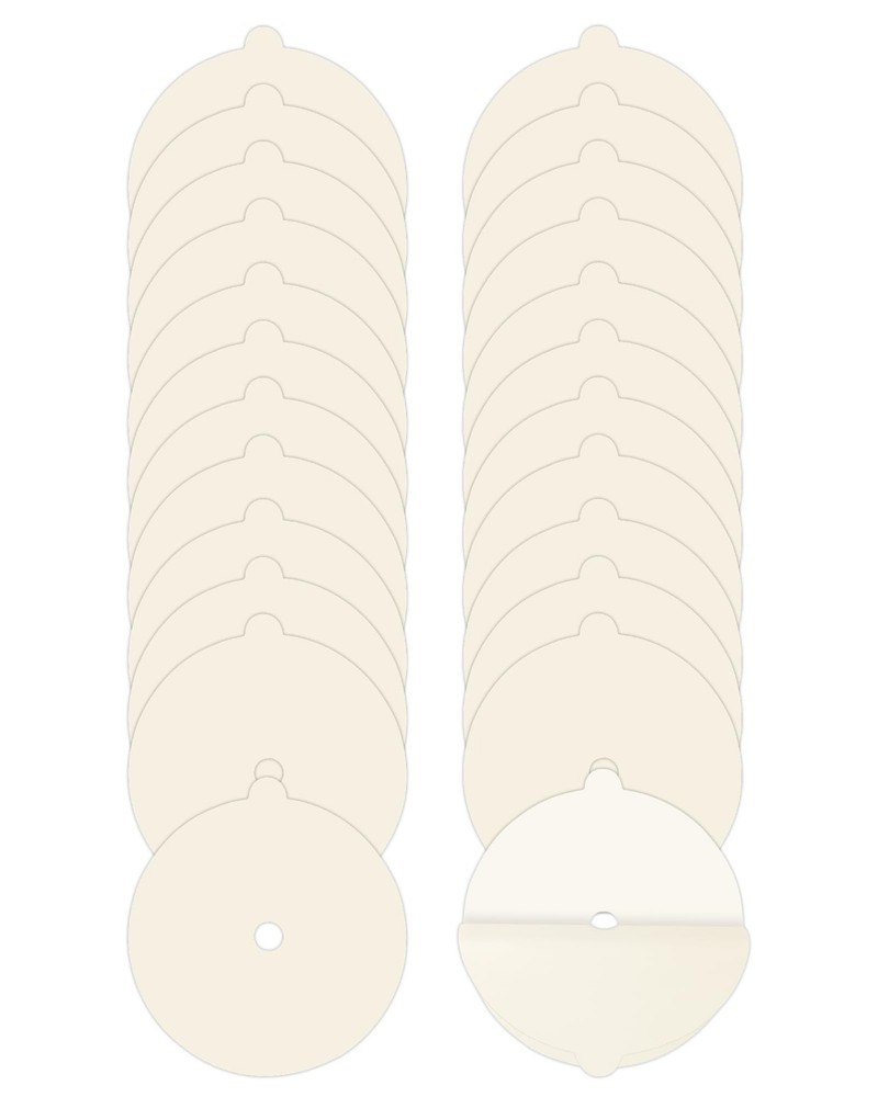 24 Pack Flea Trap Refill Discs for Bug Md Flea Trap, 5.4" Replacement Sticky