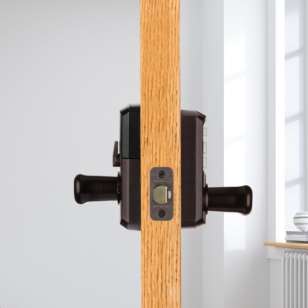 Kwikset SmartCode 917 Keyless Entry Lever Deadbolt Venetian Bronze Electronic