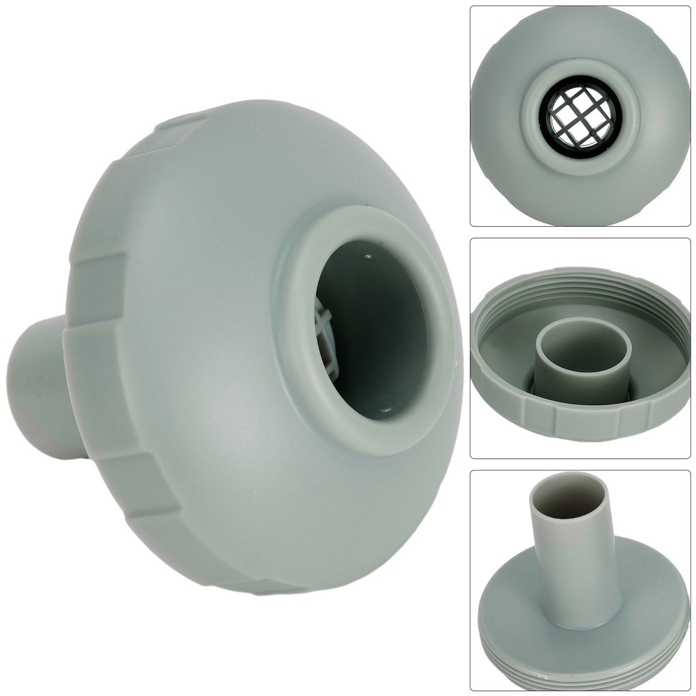 For Skimmer Frame Pump Connection Adapter Perfect for Retrofitting Grey