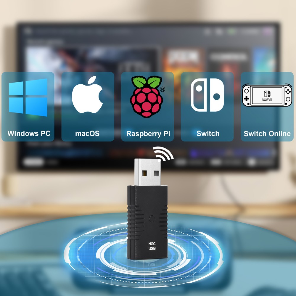 USB N64/Gamecube/SNES Controller Gamepad for PC MAC Window 7 8 10 Raspberry Pi