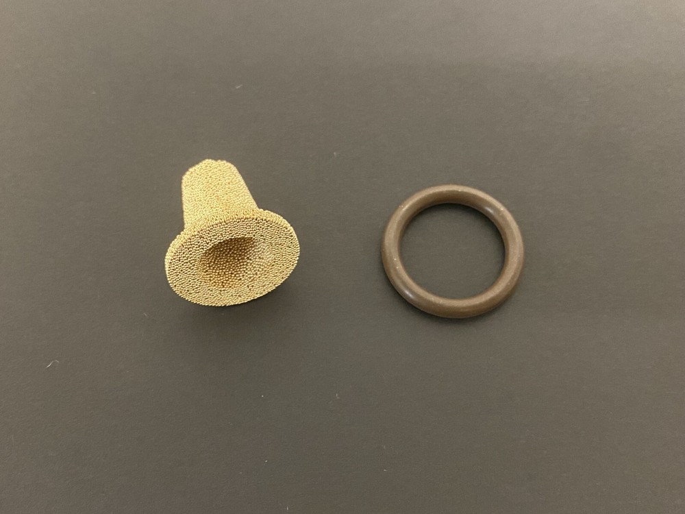 PINGEL SSE2 REPLACEMENT BRONZE ELEMENT AND O-RING BILLET ALUMINUM FUEL FILTER