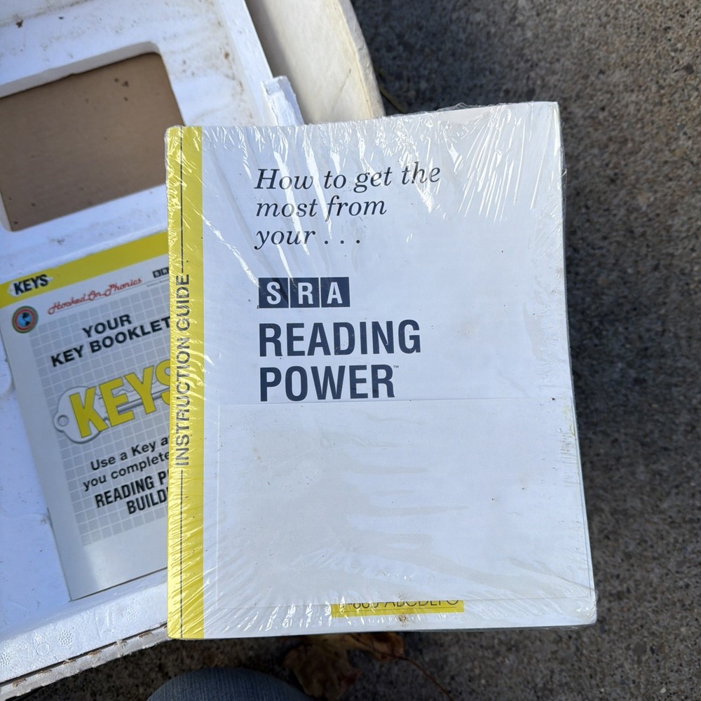 1993 SRA Hooked on Phonics Reading Power Boxed Set Mostly Complete