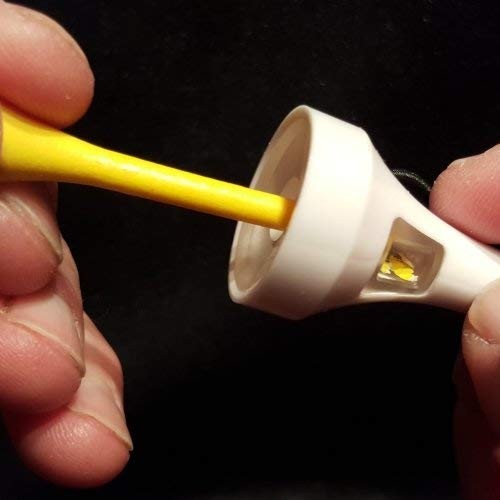 TeeTrimmer Broken Golf Tee Solution | Repair Tool Sharpens White