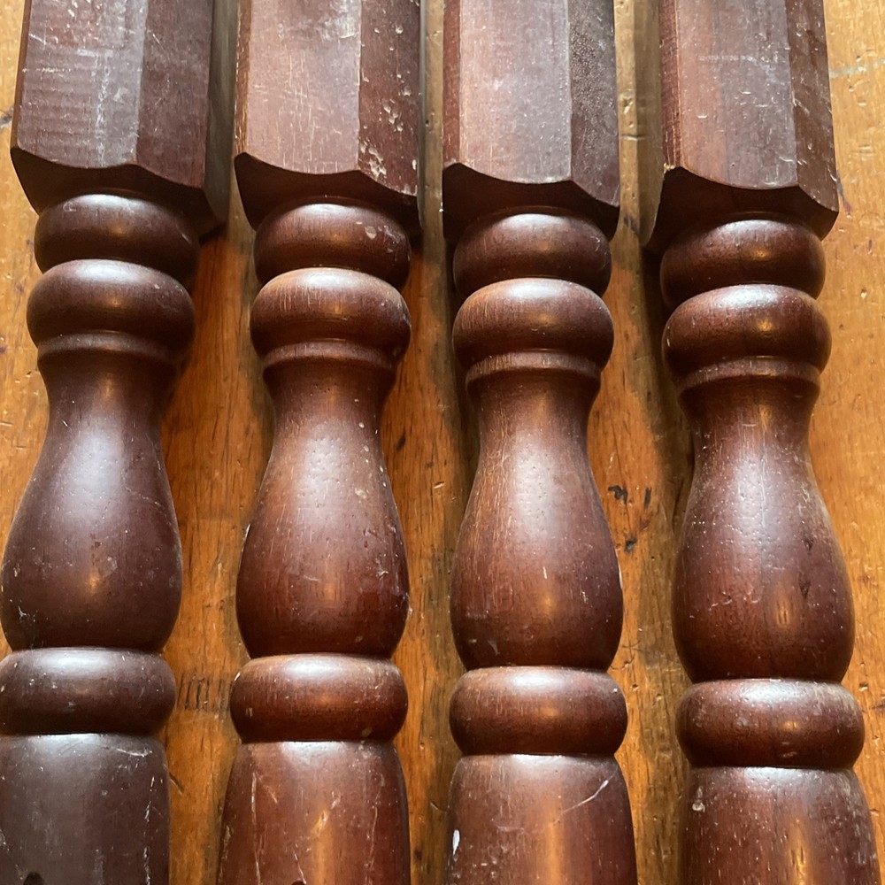 26” Vintage Table Legs Wood