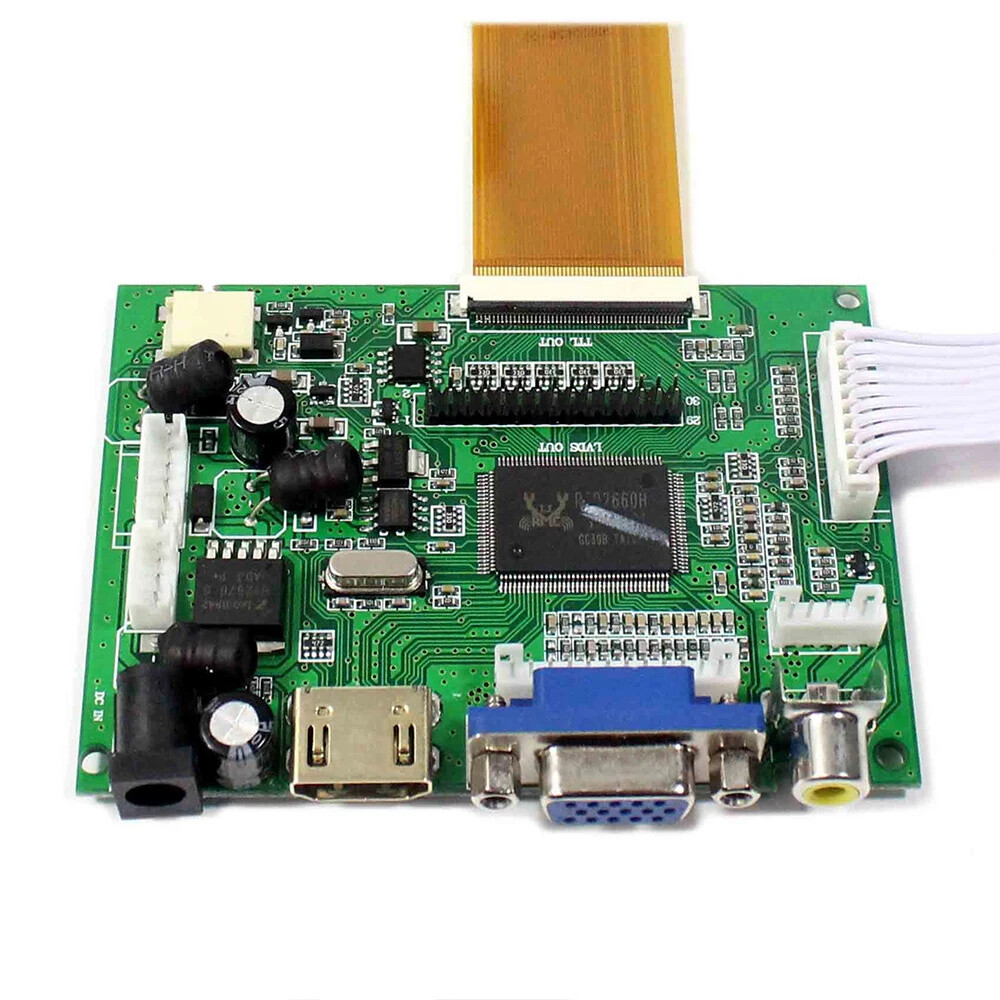 VGA 2AV LCD Controller Board kit with 8" EJ080NA-05A 800x600 panel Screen