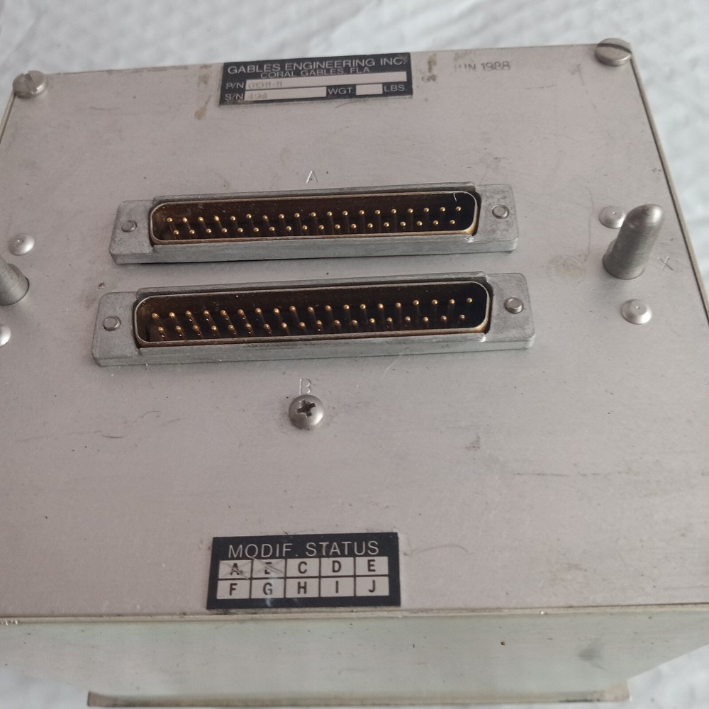 GABLES ENGINEERING G1511-11 CONTROL PANEL "OHC. COND" TEST GOOD