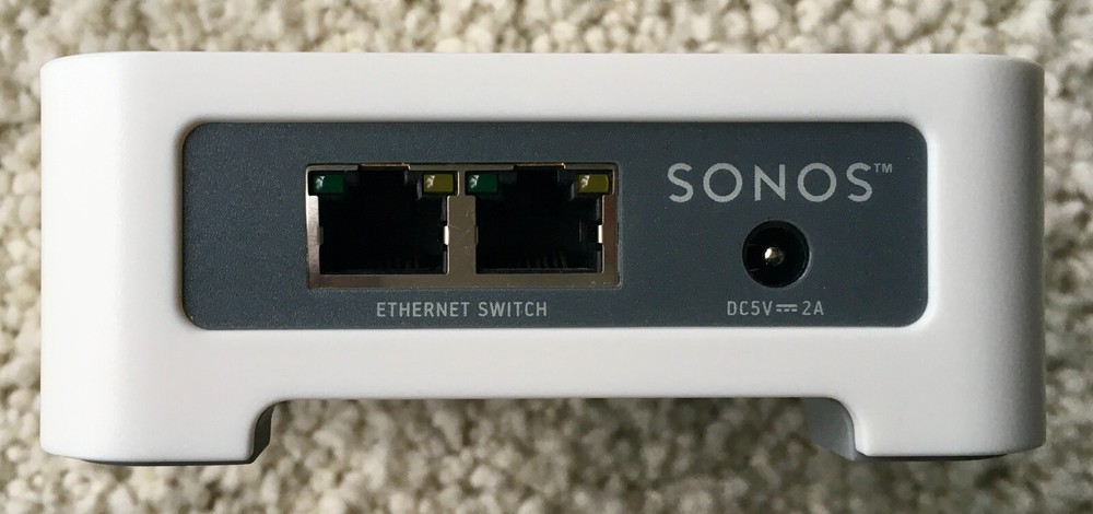 Nice! Sonos Bridge Wireless HiFi System - White - No Power Cord