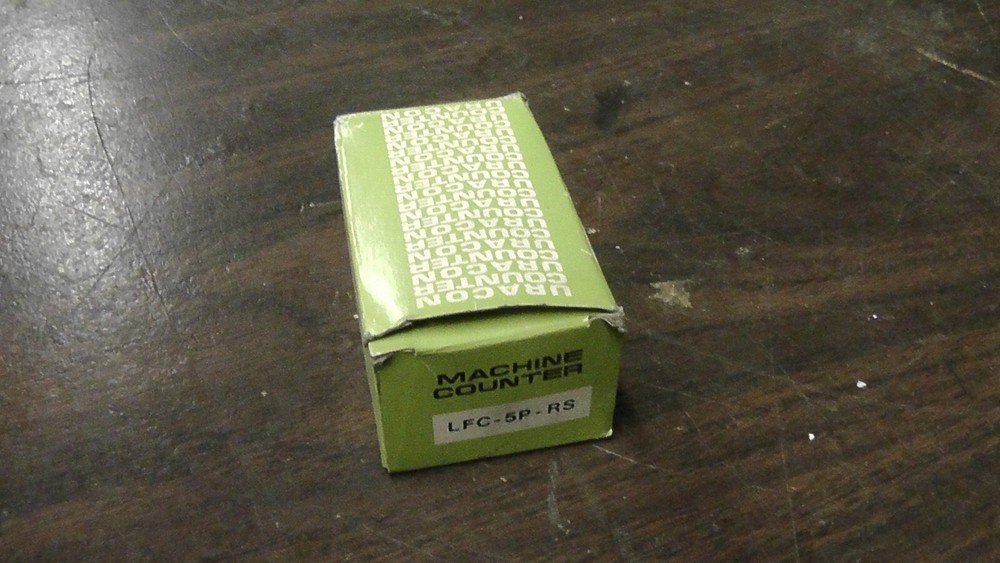 Uracon LFC-5P-RS Machine Counter 5 Digit, New