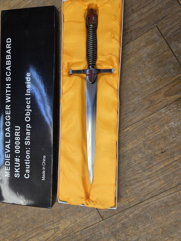 new medieval dagger with scabbard #0008ru
