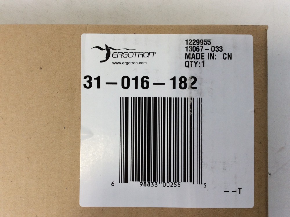 Ergotron 31-016-182 10" Wall Track Mounting Component Aluminum ^