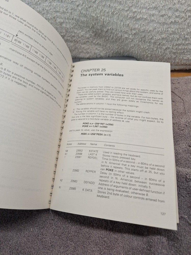 Sinclair ZX Spectrum Basic Programming Manual 1982 Third Edition Wicks