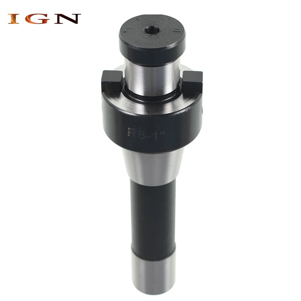 1In R8 Shank Shell Milling Arbor Adapter Holder Hardened For Machine