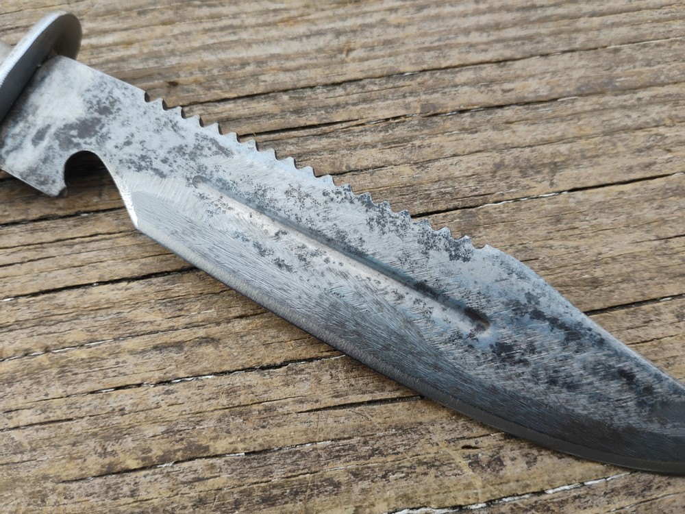 Vintage Fixed Blade Hunting Knife No Sheath