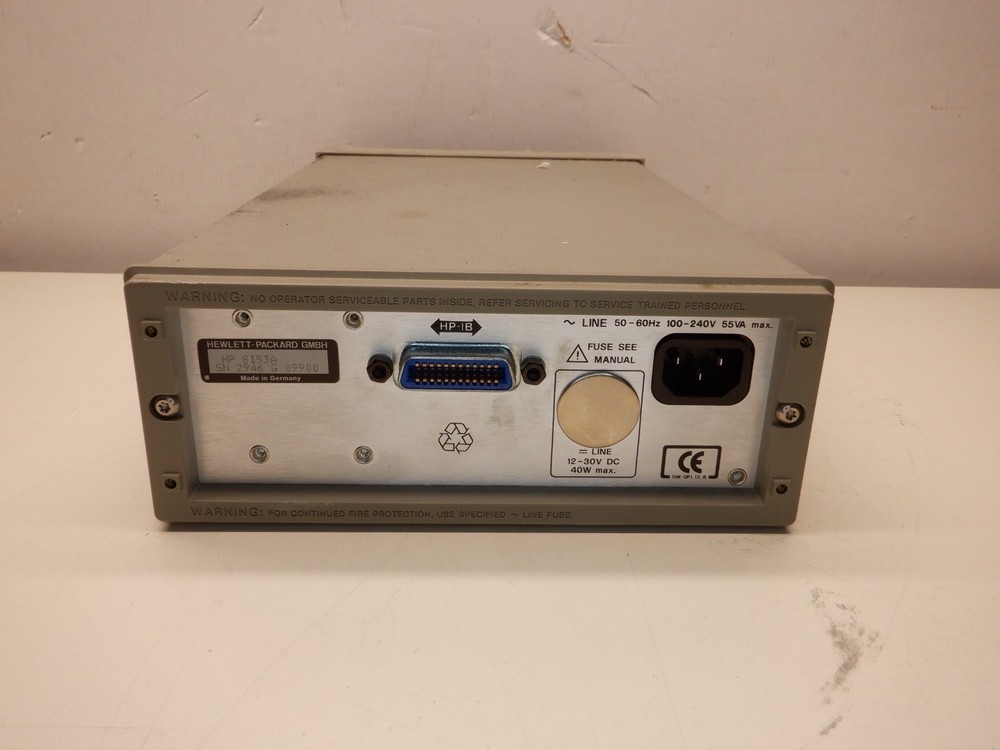 HP 8153A LIGHTWAVE MULTIMETER