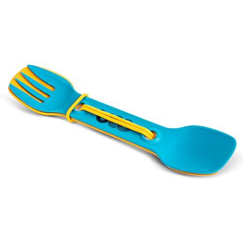 2 Pack Utility Spork Combo Spoon-Fork Utensil for Camping Backpacking Picnics