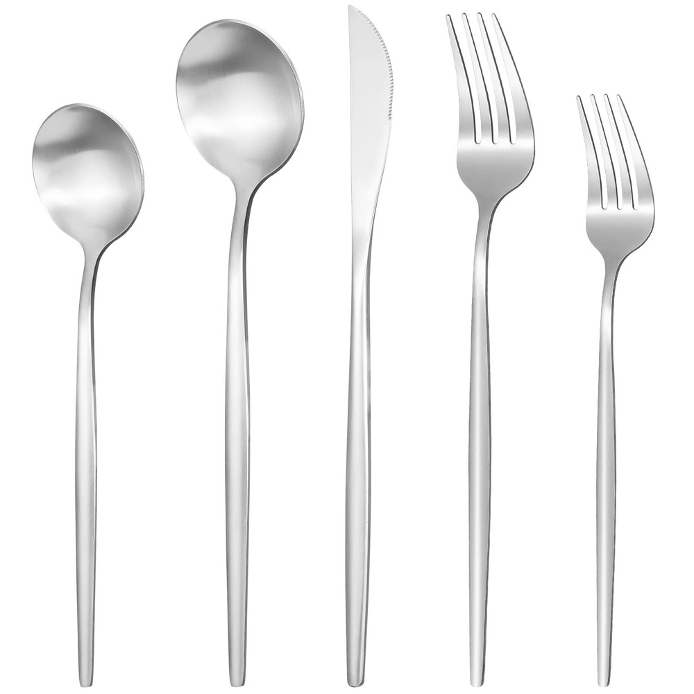 Silverware Set For 8 40 Piece Flatware Set Cutlery Tableware Set Include Spoons
