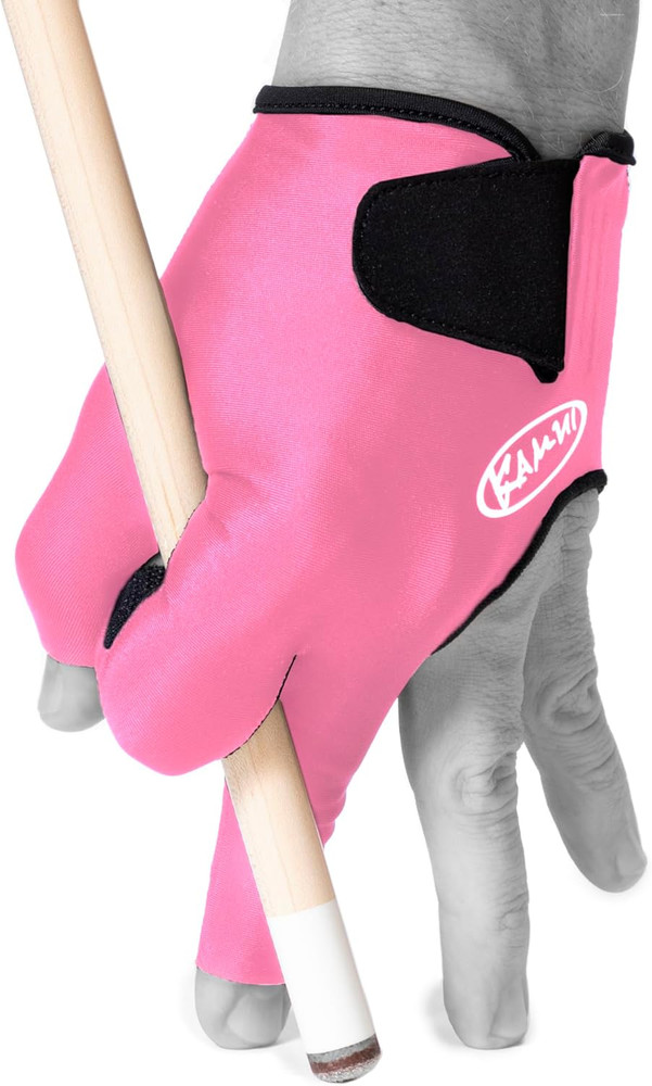 Billiard Glove - Quickdry - for Left Hand (Pink, X-Small)