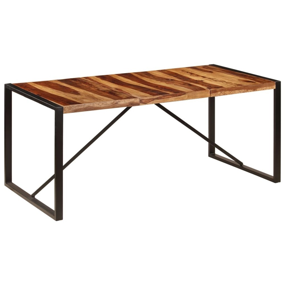Dining Table Kitchen Table Dining Room Dinner Table Solid Acacia Wood vidaXL