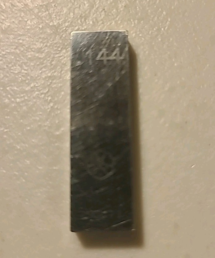 .144" Mitutoyo Rectangular Inspection Gage Block Used