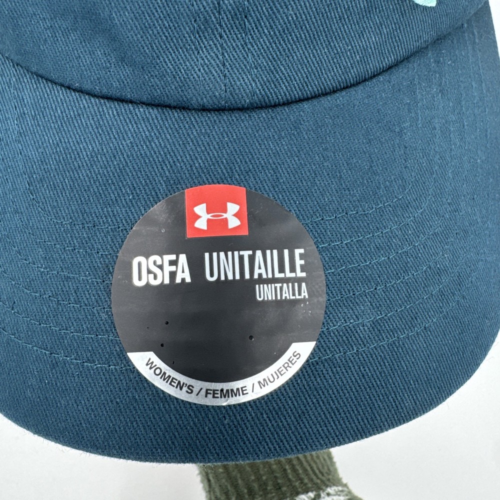 Under Armour Womens Unitaille Adjustable/OSFA Cap-Nova Teal/Crystal