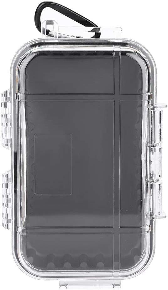 Small Waterproof Storage Case, Dry Box Protective Case Shockproof transparent