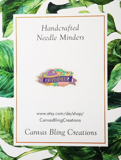 Over Thinker Magnetic Needle Minder by Canvas Bling